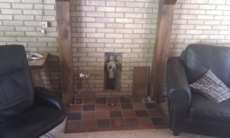 Plaats van de oude gashaard