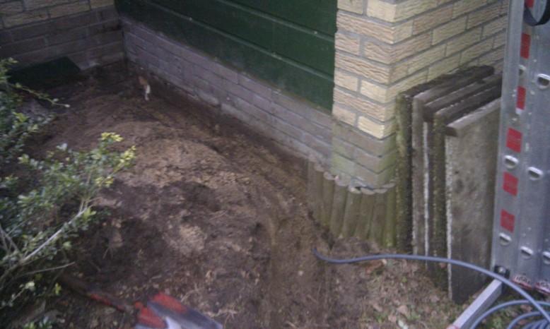 Grondkabel tbv stroom aansluiten