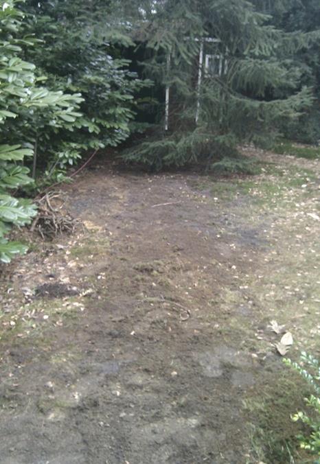 Grondkabel ingraven gereed