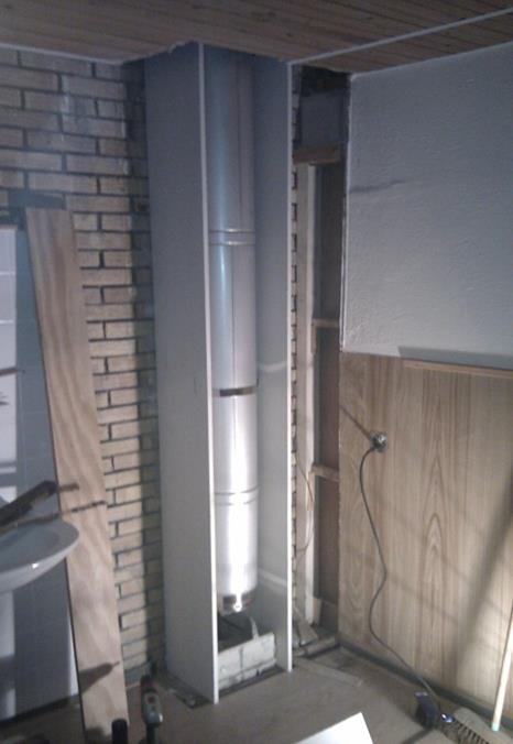 Pijpen met Promatec plaat aftimmeren