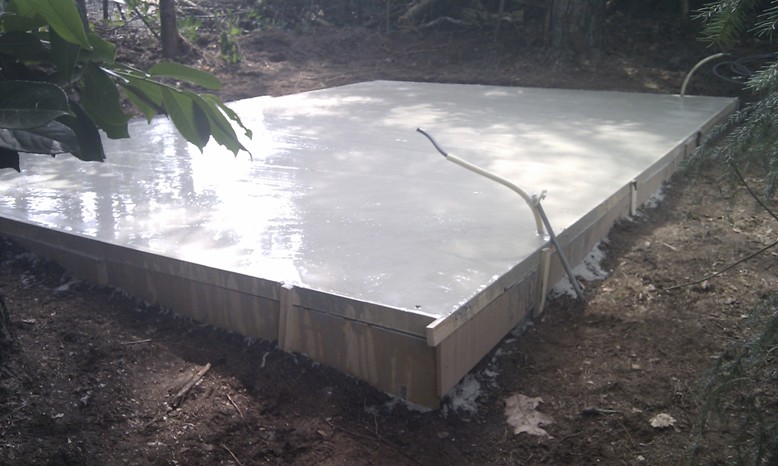 Nieuwe grotere fundatie gestort