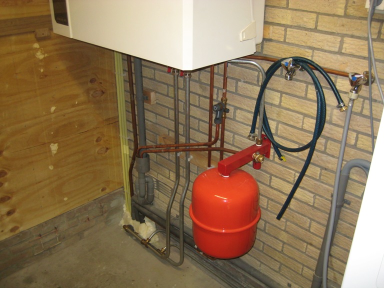 Alles bij ketel aangesloten