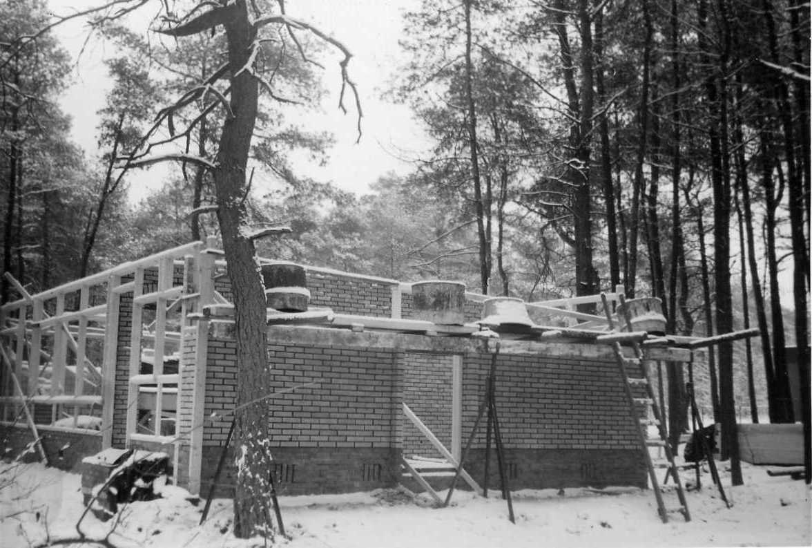 Bouw stil door sneeuwval