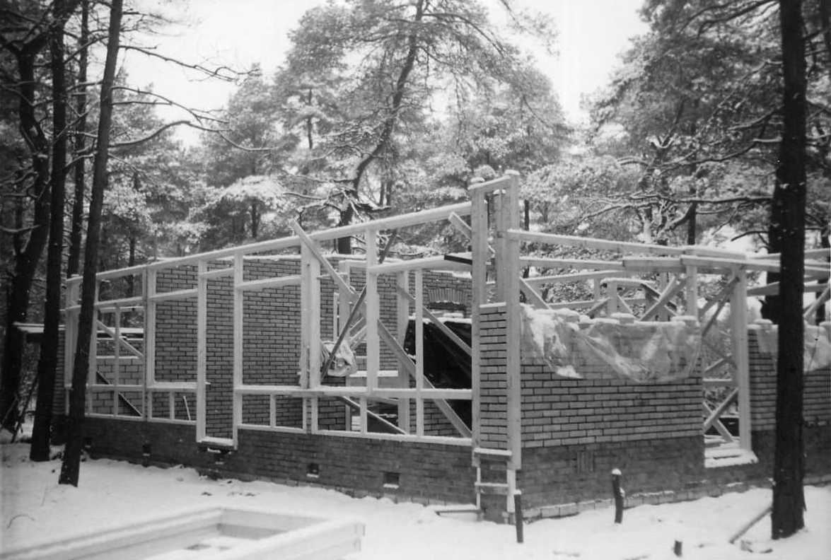 Bouw stil door sneeuwval