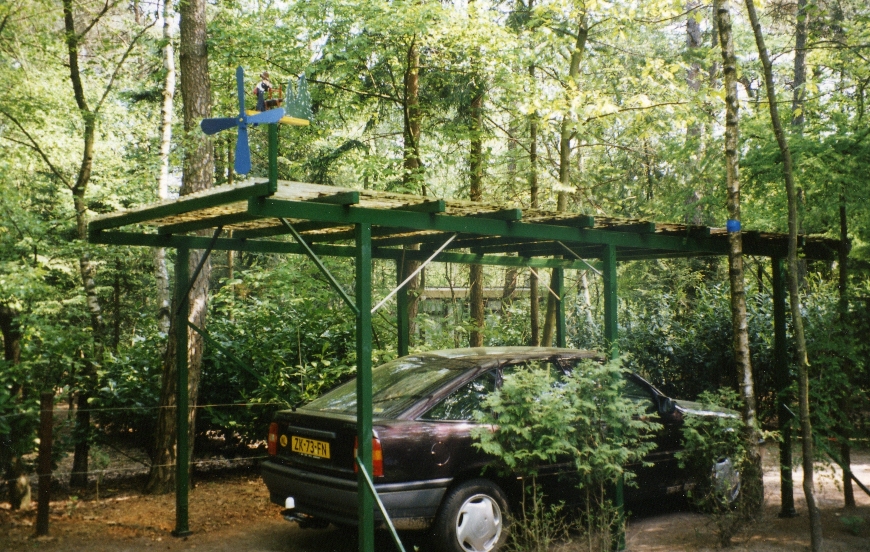 Carport gebouwd